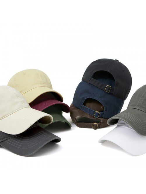 Wash water Soft top baseball cap Women's cap ...