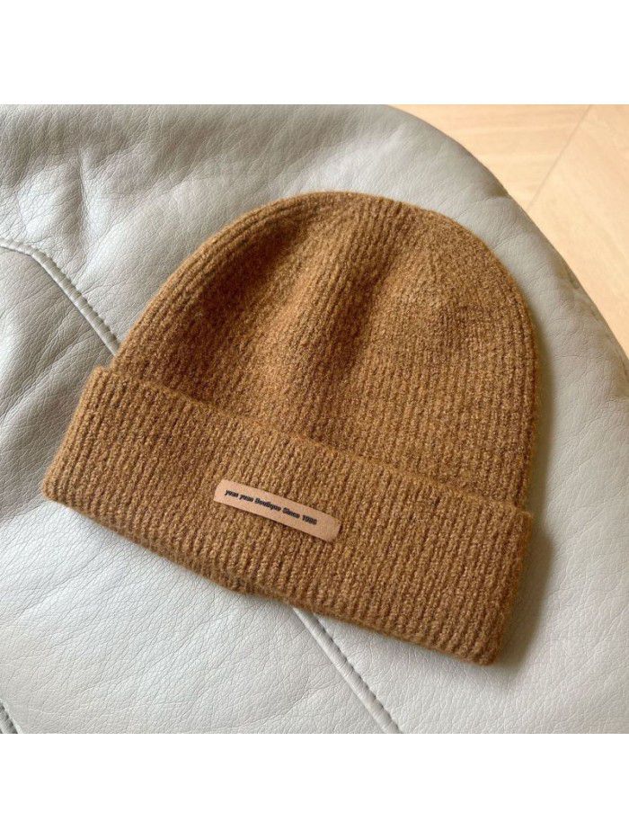 Warm ear protection cold hat women's winter show knitted hat