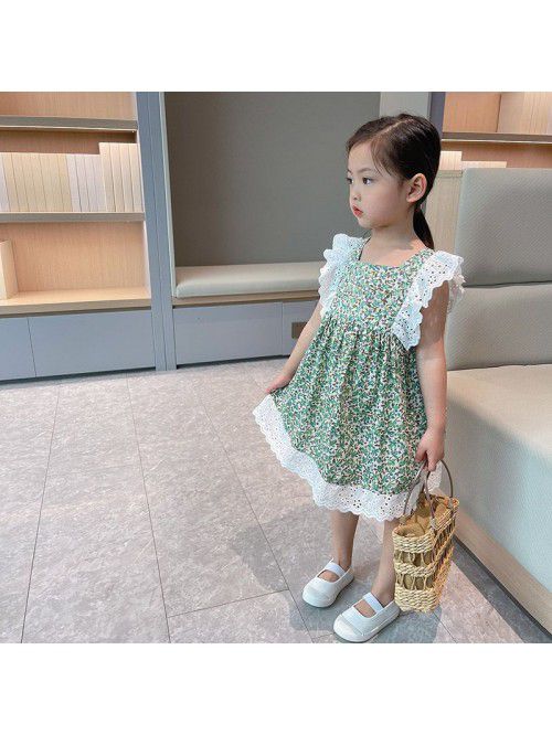 Girls' sleeveless dress  summer new children&...