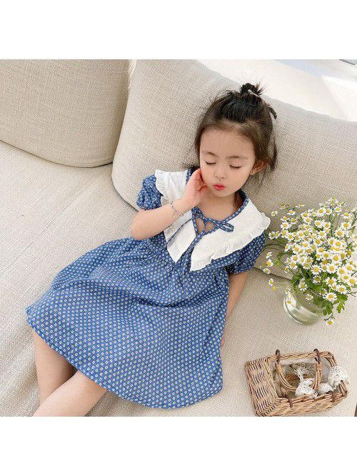 Girls' dress  summer new children's frag...