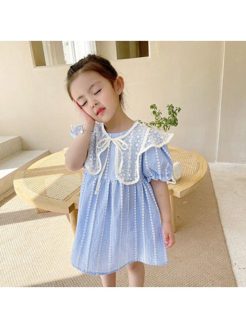 Girls' short sleeve dress  summer new childre...