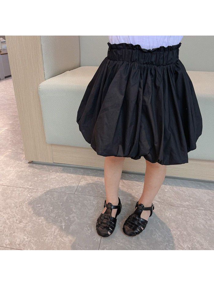 Girls' Lantern skirt  summer new children's round dot skirt children's summer dress 