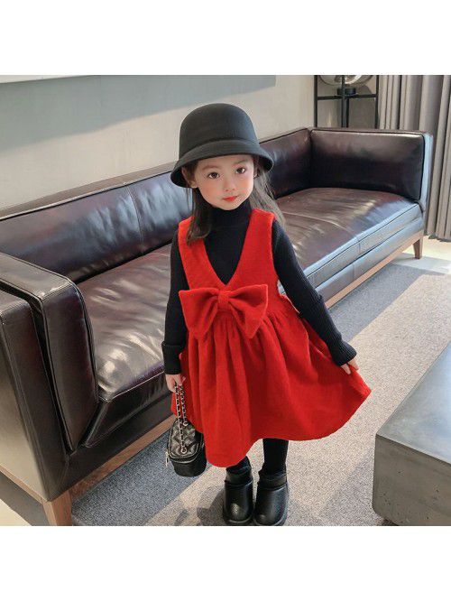 Girls' dress autumn winter  new children'...