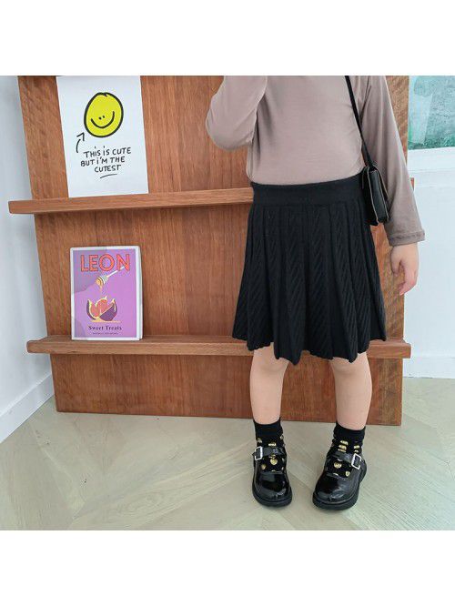 Girls' wool skirt  autumn new children's...