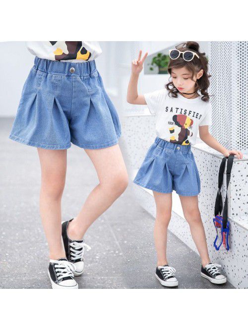 Girls' shorts summer wear  new type of outer ...