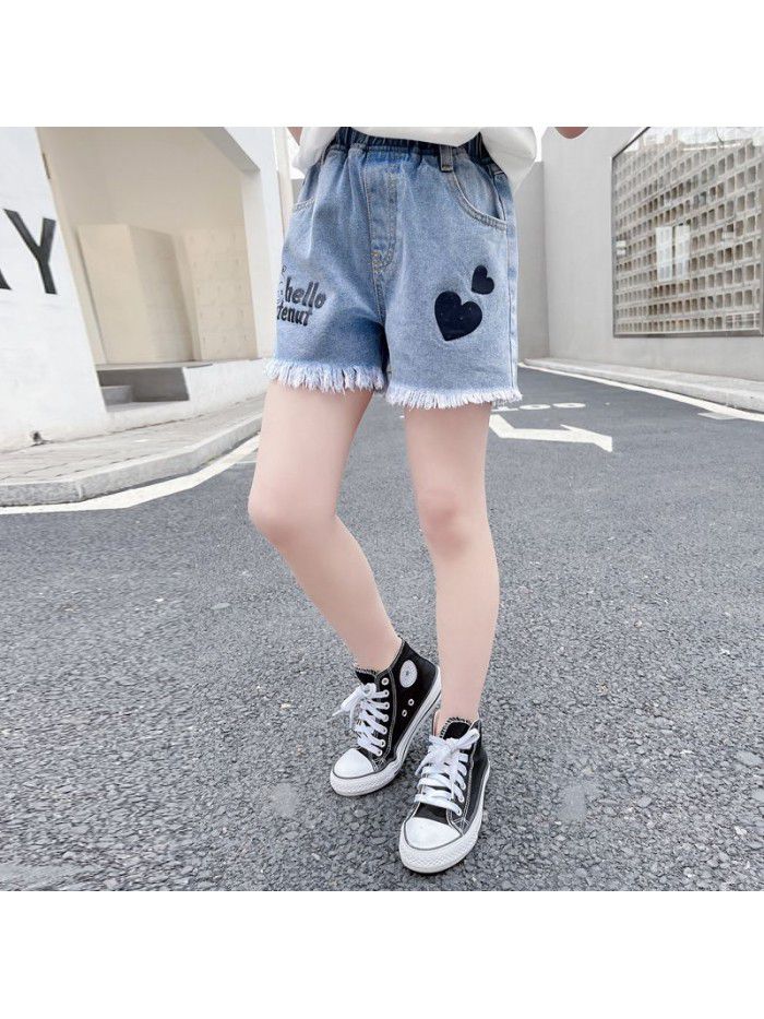 Girls' Denim Shorts New Style in summer  