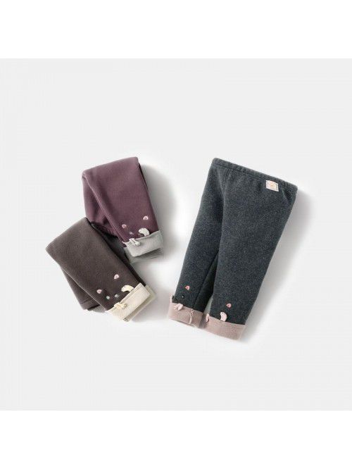 Girls' plush and thickened Leggings  new wint...