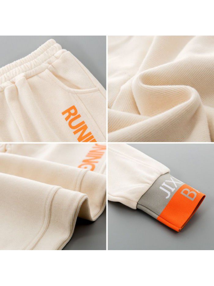Girls' pants wear spring and autumn  new autumn sports pants 