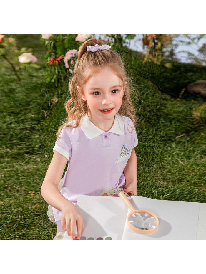 Children's wear summer  cicie new Korean printed skirt a cute girl's dress 
