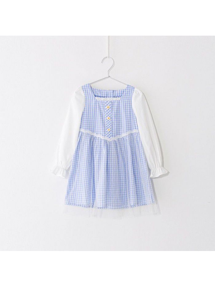 Cicie girl's dress Korean children's clothing one hair generation baby spring  new children's princess skirt 