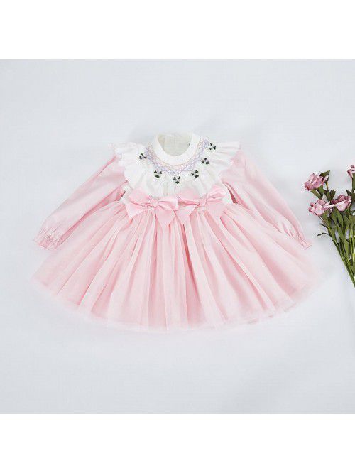 Spring girl's dress high end children's ...
