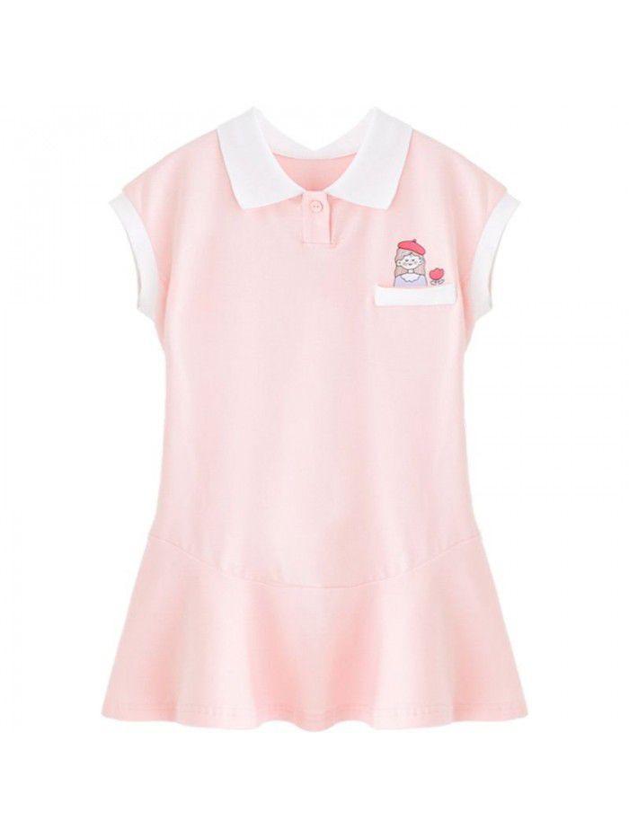 Children's wear summer  cicie new Korean printed skirt a cute girl's dress 