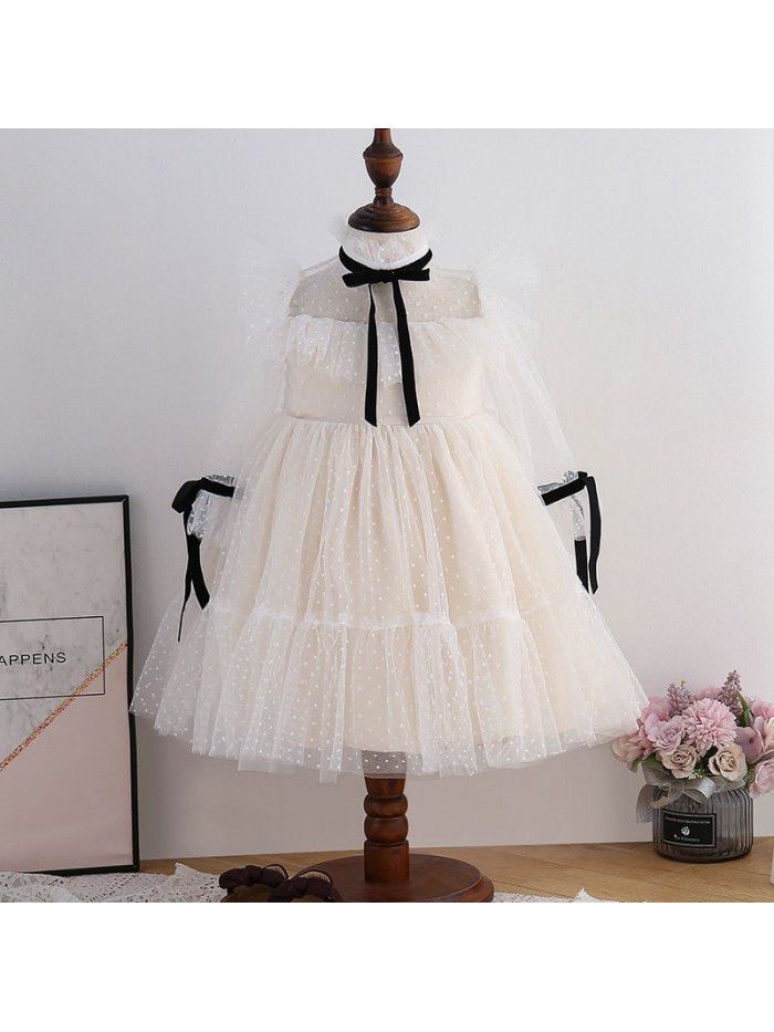 Girls' spring dress  new European and American Princess Dress for children 