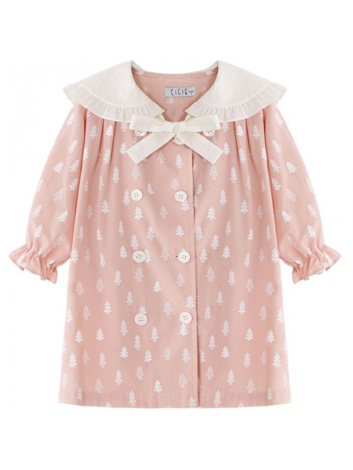 Cicie girls' dress Korean children's clothing one hair generation baby spring dress  new children's Cotton Skirt children 