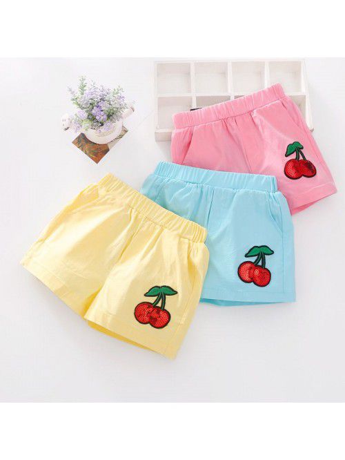 Girls' shorts summer new Korean version Chine...