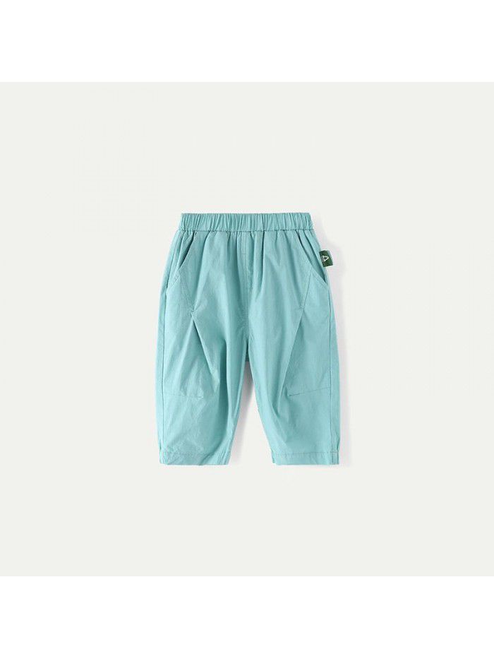 Amila children's casual pants summer  new children's loose fitting summer pants for boys 