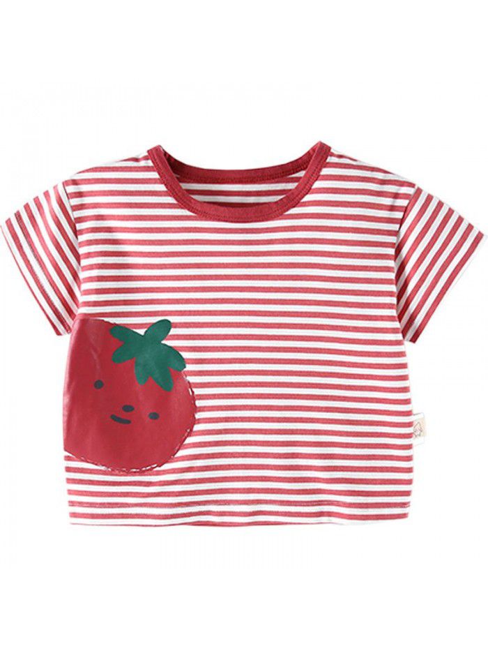 Amila girls' short sleeve suit  new children's casual clothes 