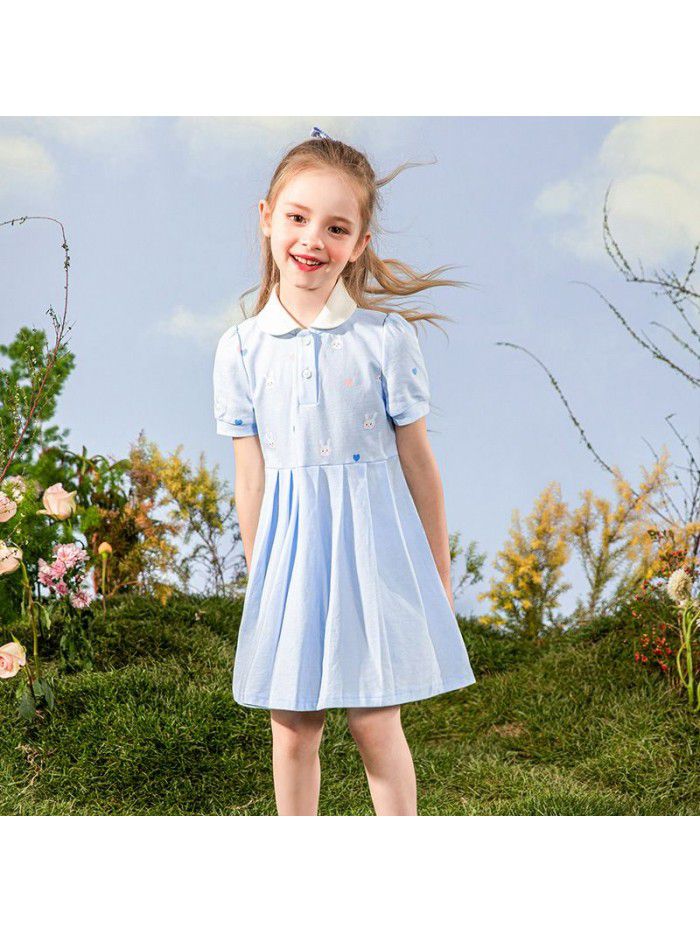 Children's wear summer  cicie new Korean printed skirt a girl's modern dress 