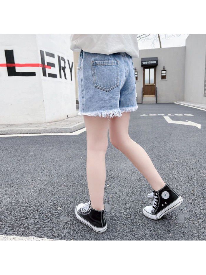 Girls' Denim Shorts New Style in summer  
