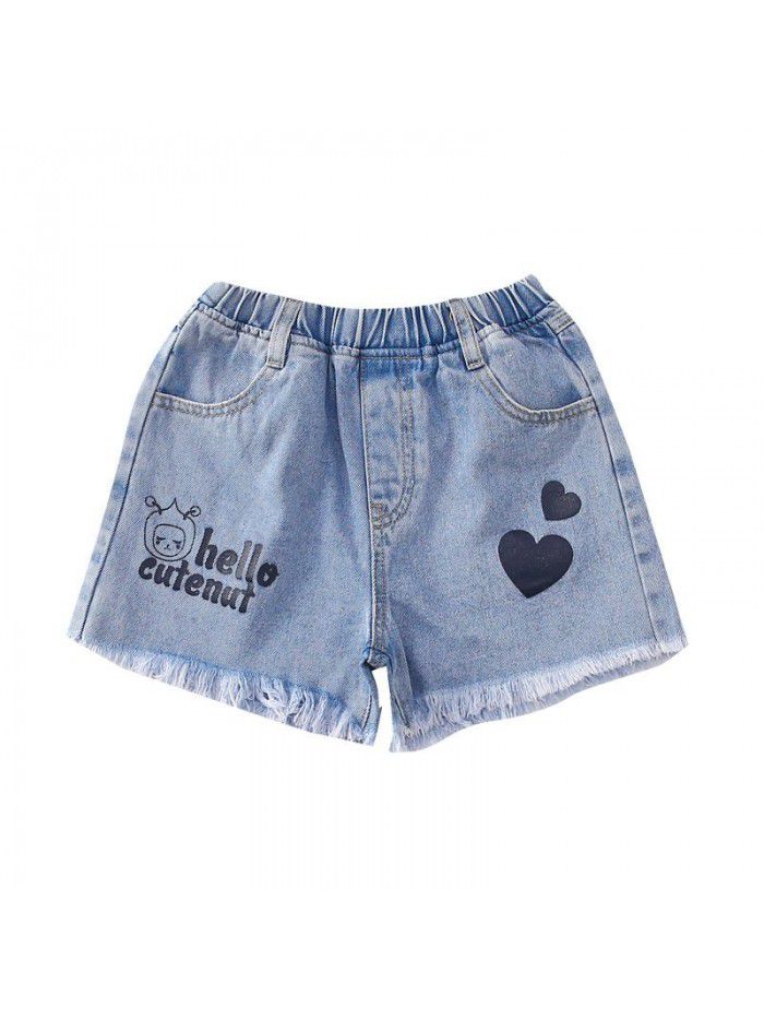 Girls' Denim Shorts New Style in summer  