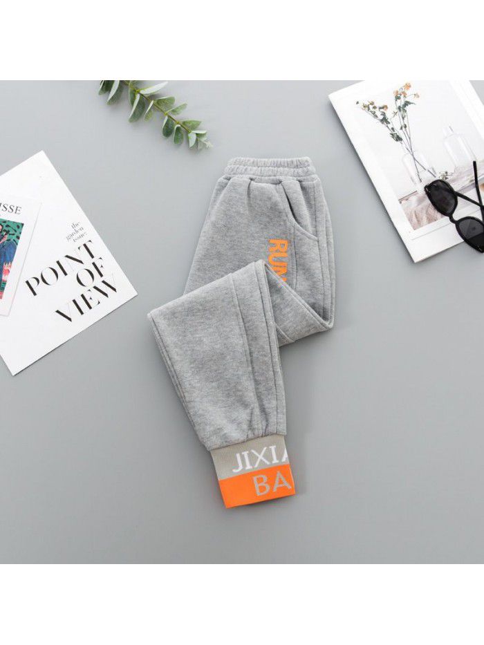 Girls' pants wear spring and autumn  new autumn sports pants 