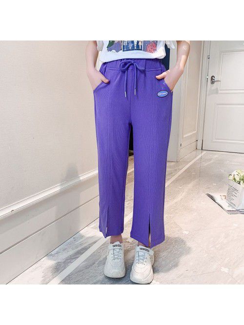 Girls' pants spring and autumn wear foreign s...