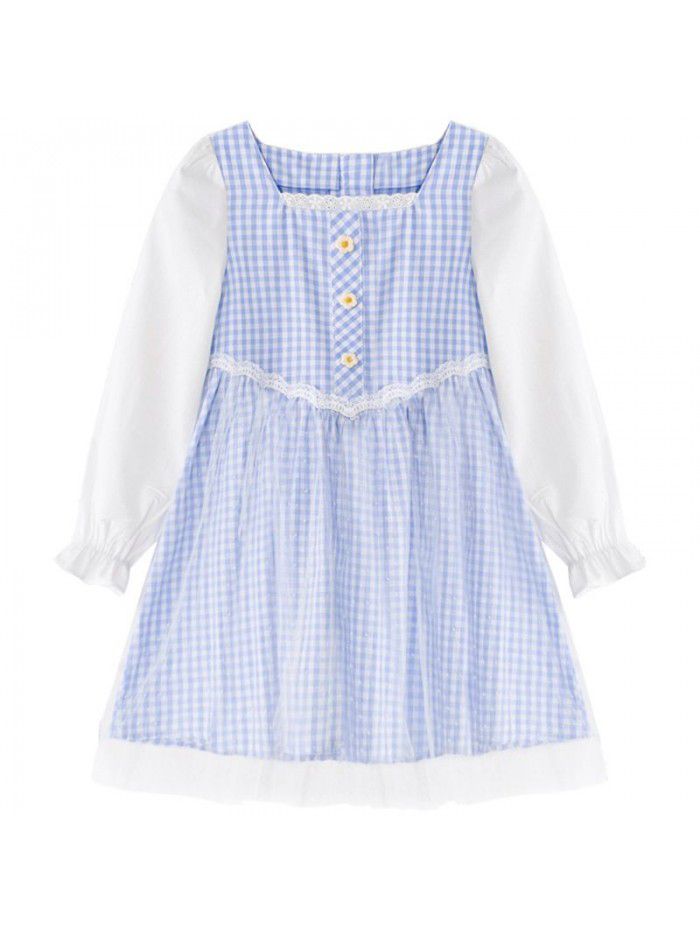Cicie girl's dress Korean children's clothing one hair generation baby spring  new children's princess skirt 