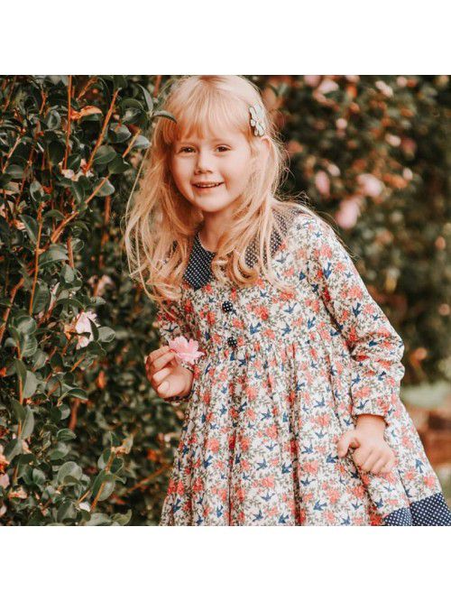  spring new girl's princess skirt long sleeve...