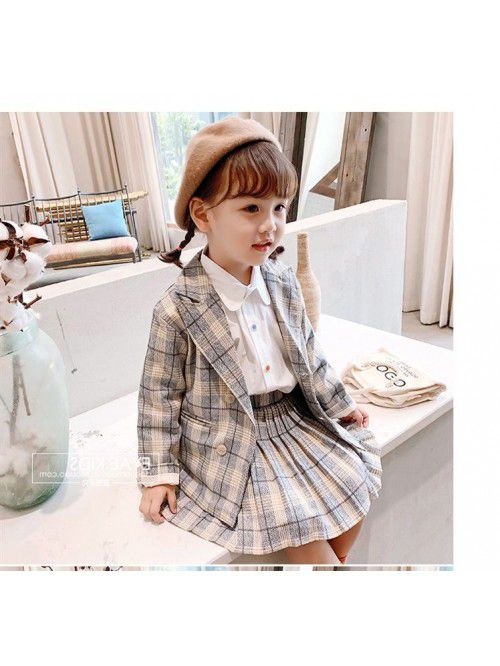 spring and autumn girls' suit children's...