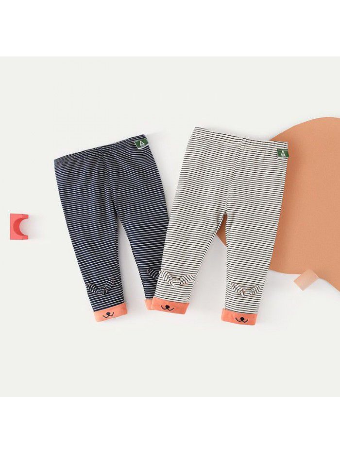 Amila Amila children's wear baby striped Leggings 