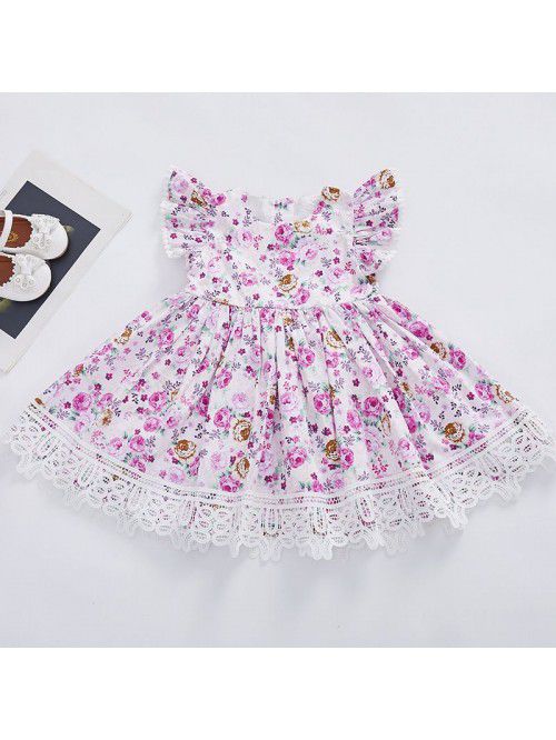 Broken flower children's skirt  summer Europe...