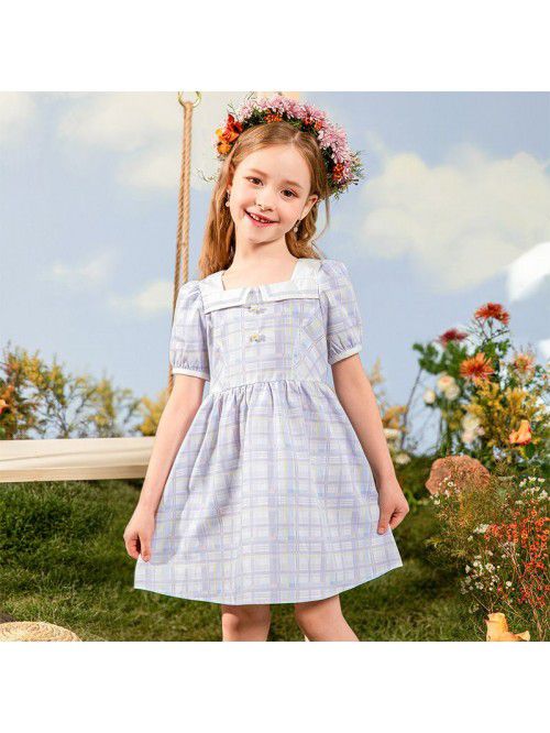 A new hair generation children's dress, summe...