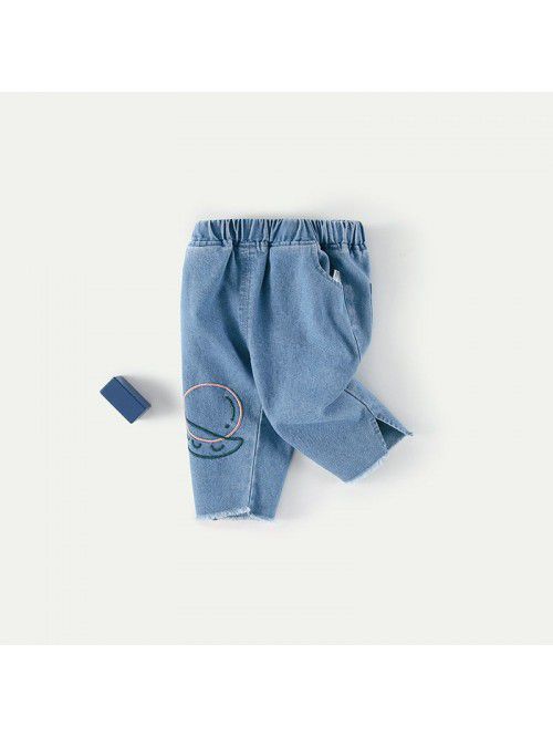Amila children's new spring baby soft Jeans G...