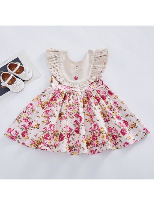 Flying sleeve Princess Dress European and American...