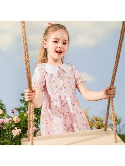 Cicie girl's dress Korean children's wea...