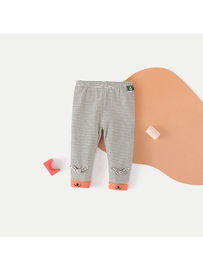 Amila Amila children's wear baby striped Leggings 
