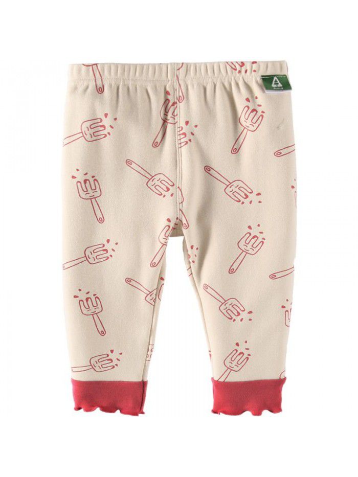 Amila children's clothing  new spring clothing girls' comfortable bottom pants 