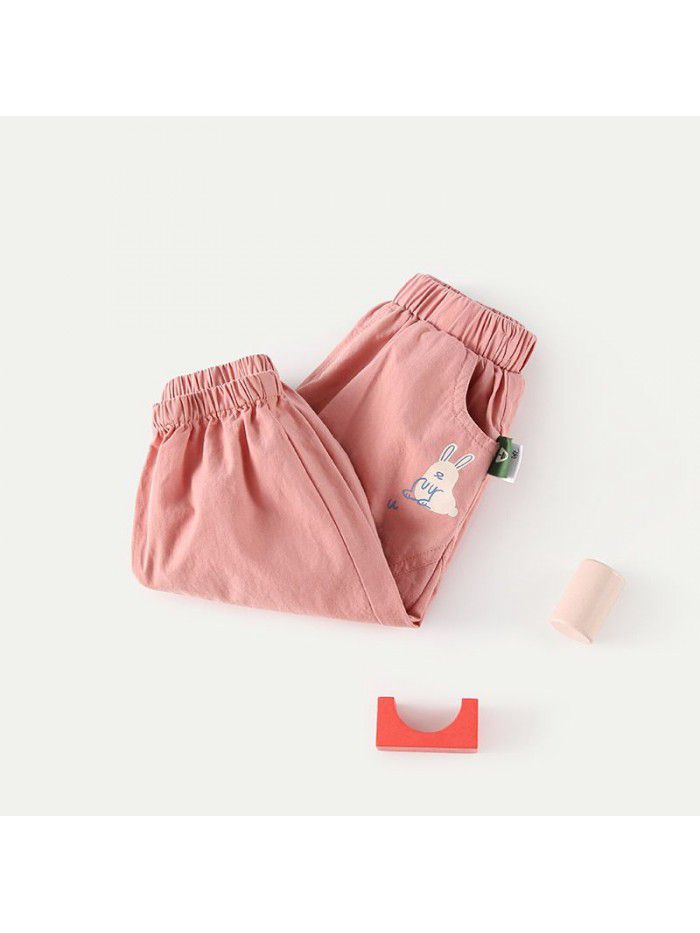Amila children's wear baby sports pants spring  new girls' Leggings baby spring wear 