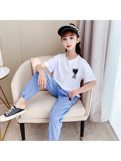 Children's anti mosquito pants thin summer bo...