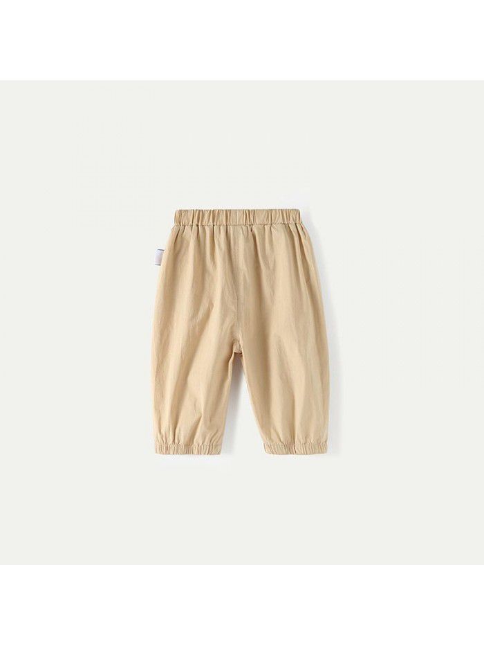 Amila children's casual pants summer  new children's loose fitting summer pants for boys 