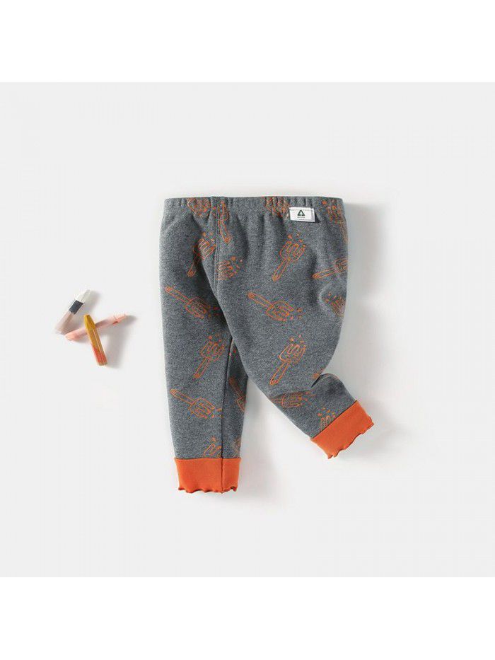 Amila children's clothing  new spring clothing girls' comfortable bottom pants 