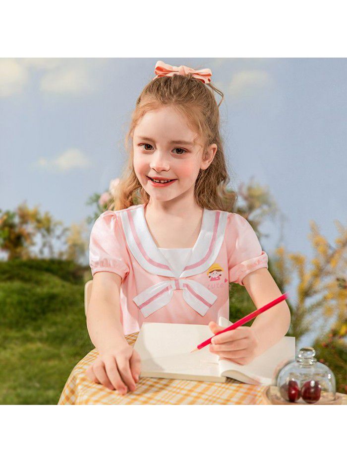Cicie girl's dress Korean children's wear one hair generation baby summer  new children's dress 