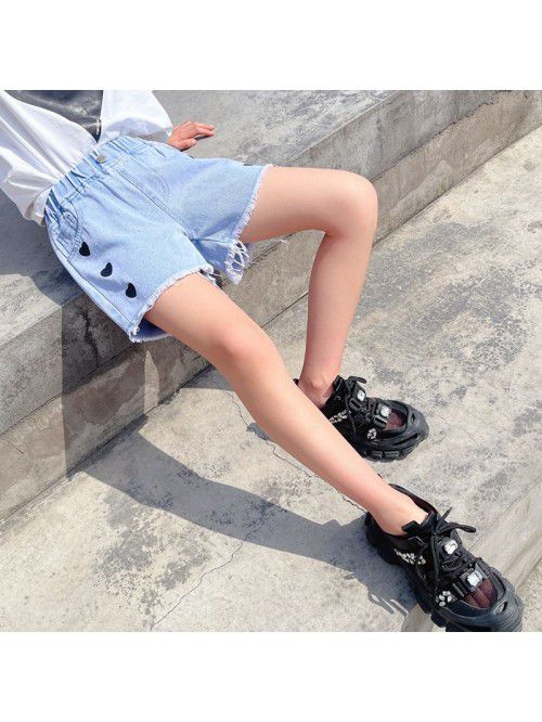 Girls' summer wear  new pants middle school c...