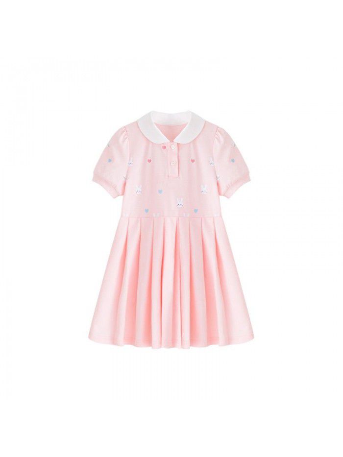Children's wear summer  cicie new Korean printed skirt a girl's modern dress 
