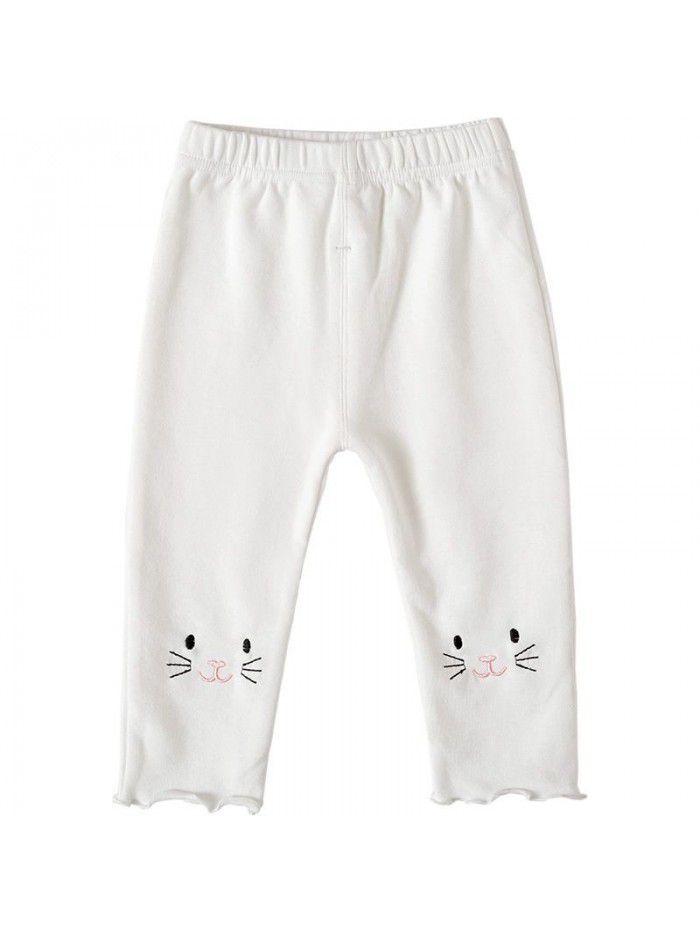 Children's wear girls' pants  new spring and autumn 0-4 years old baby girls' thin pants 