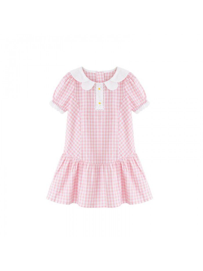Girls' cotton dress Korean children's dress one hair generation baby summer  new children's dress 