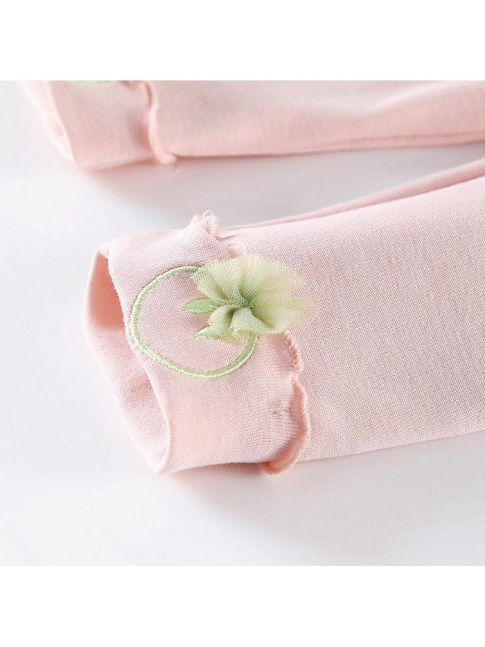 Amila girls' Leggings  new children's wear children's light pants 1-3 year old girls' summer pants 0 