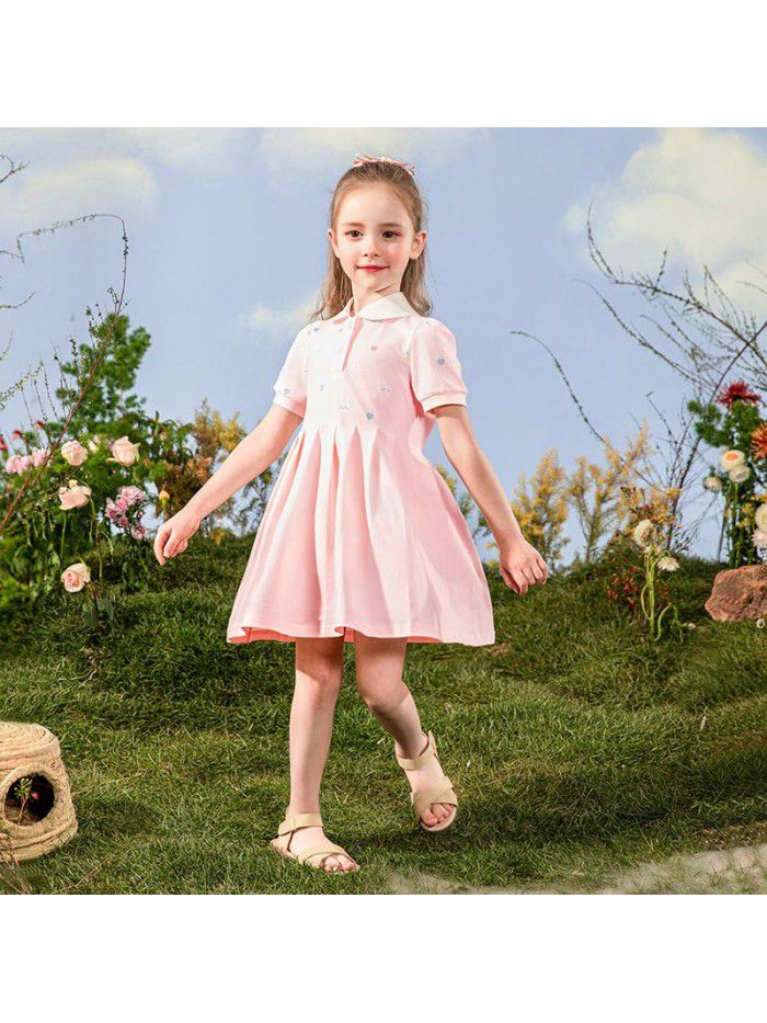Children's wear summer  cicie new Korean printed skirt a girl's modern dress 