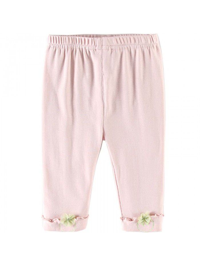 Amila girls' Leggings  new children's wear children's light pants 1-3 year old girls' summer pants 0 