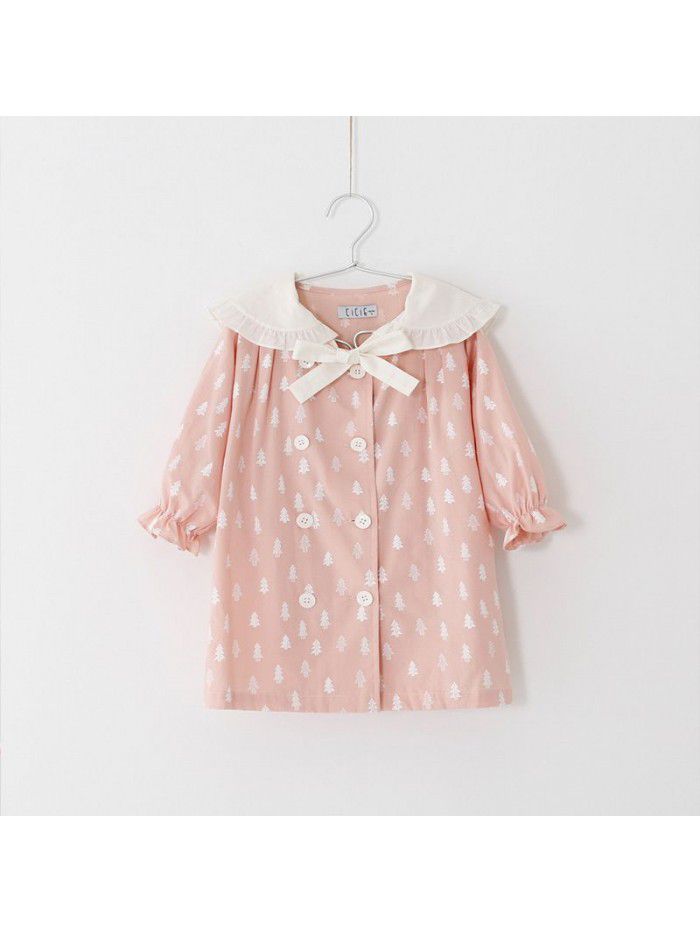 Cicie girls' dress Korean children's clothing one hair generation baby spring dress  new children's Cotton Skirt children 
